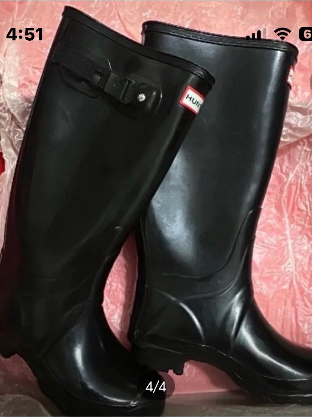 Hunter rain boots, brand new